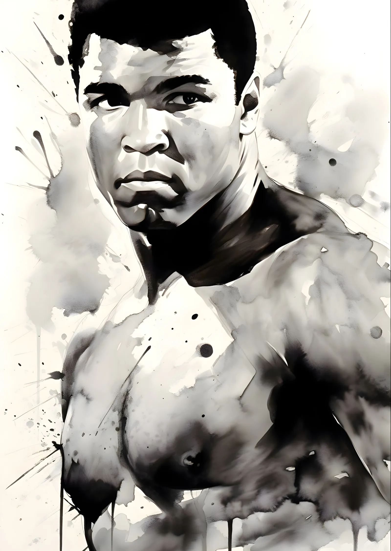 Muhammad Ali: Boksör metal tablo