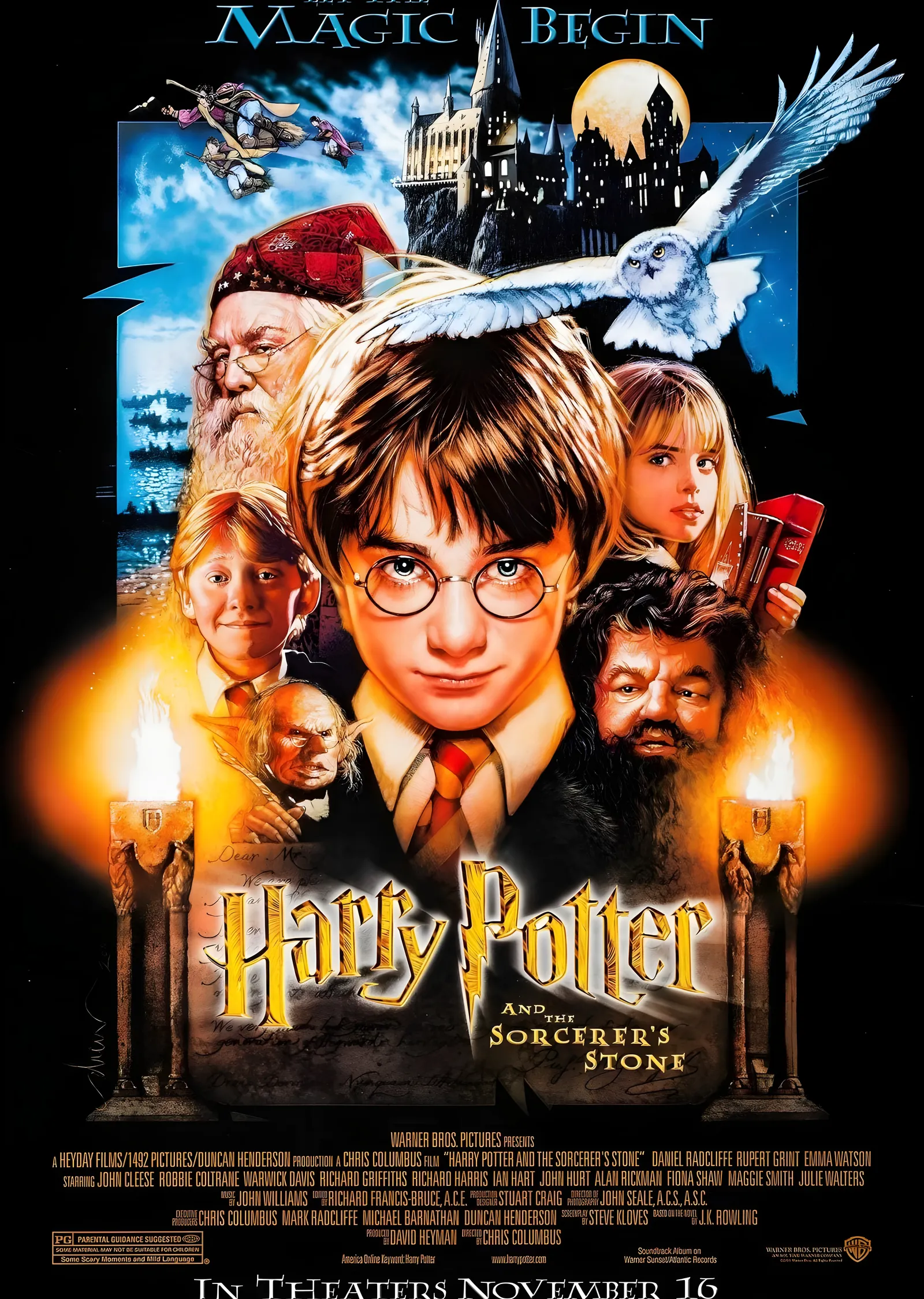 Harry Potter ve Felsefe Taşı: Sihrin Başlangıcı metal tablo