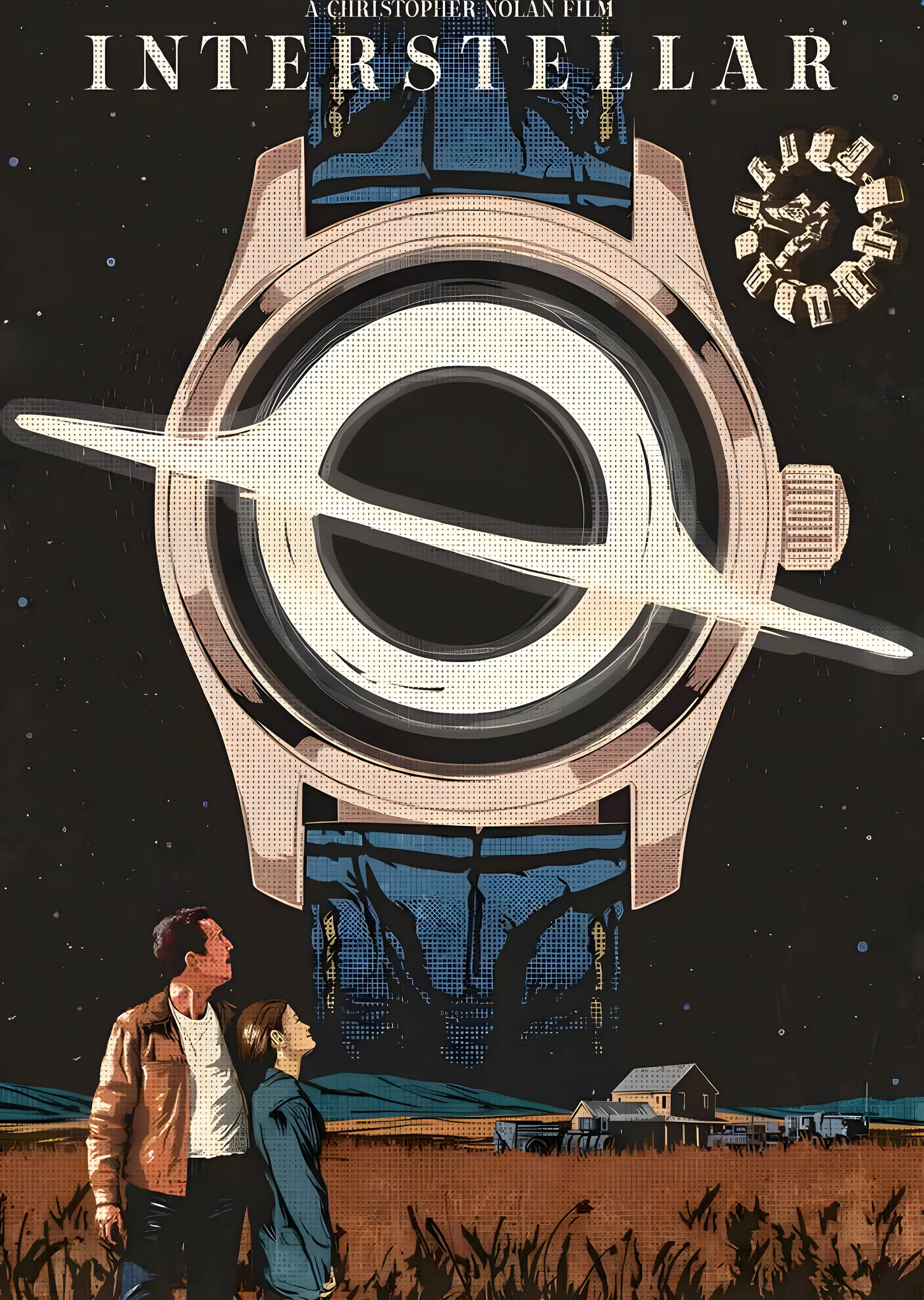 Interstellar: Zamanın Ötesinde metal tablo