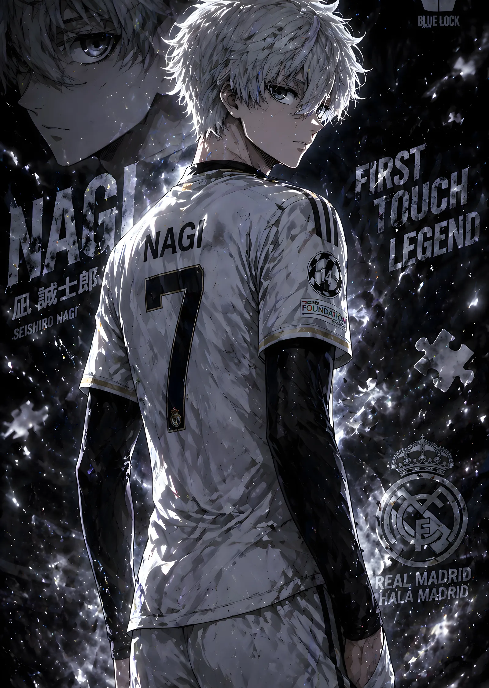 Nagi: Real Madrid Efsanesi metal tablo