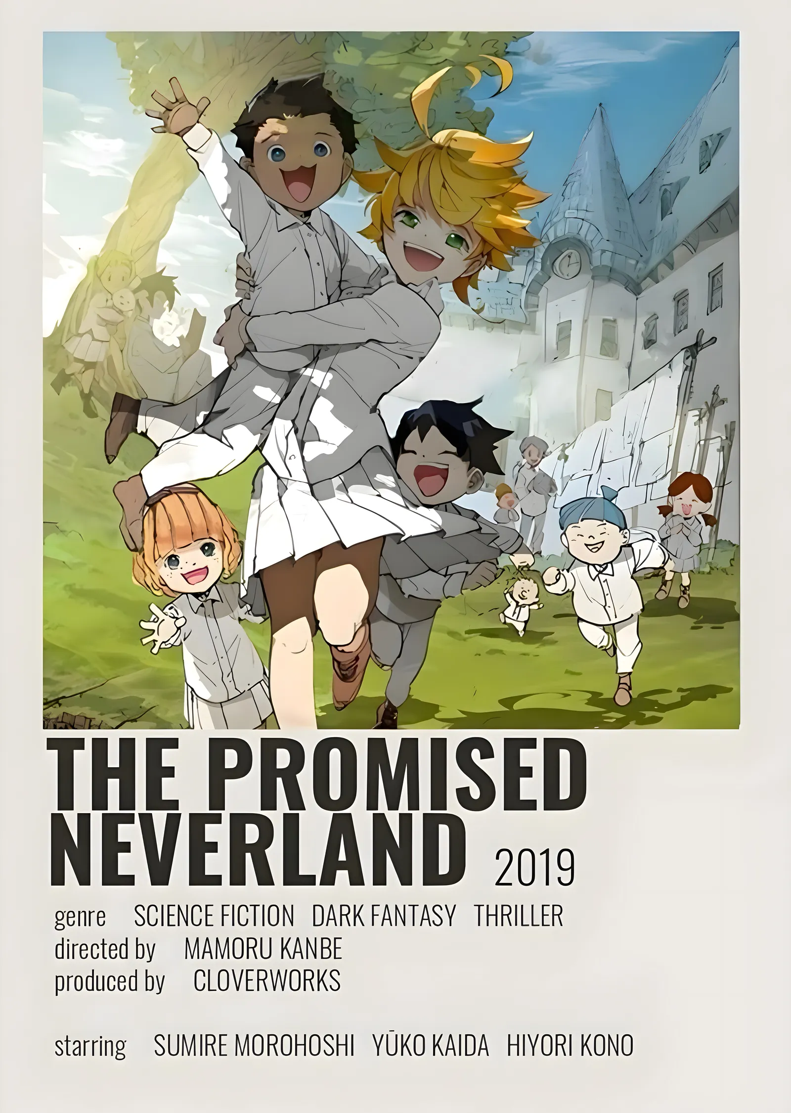 The Promised Neverland: Kaçış Planı metal tablo