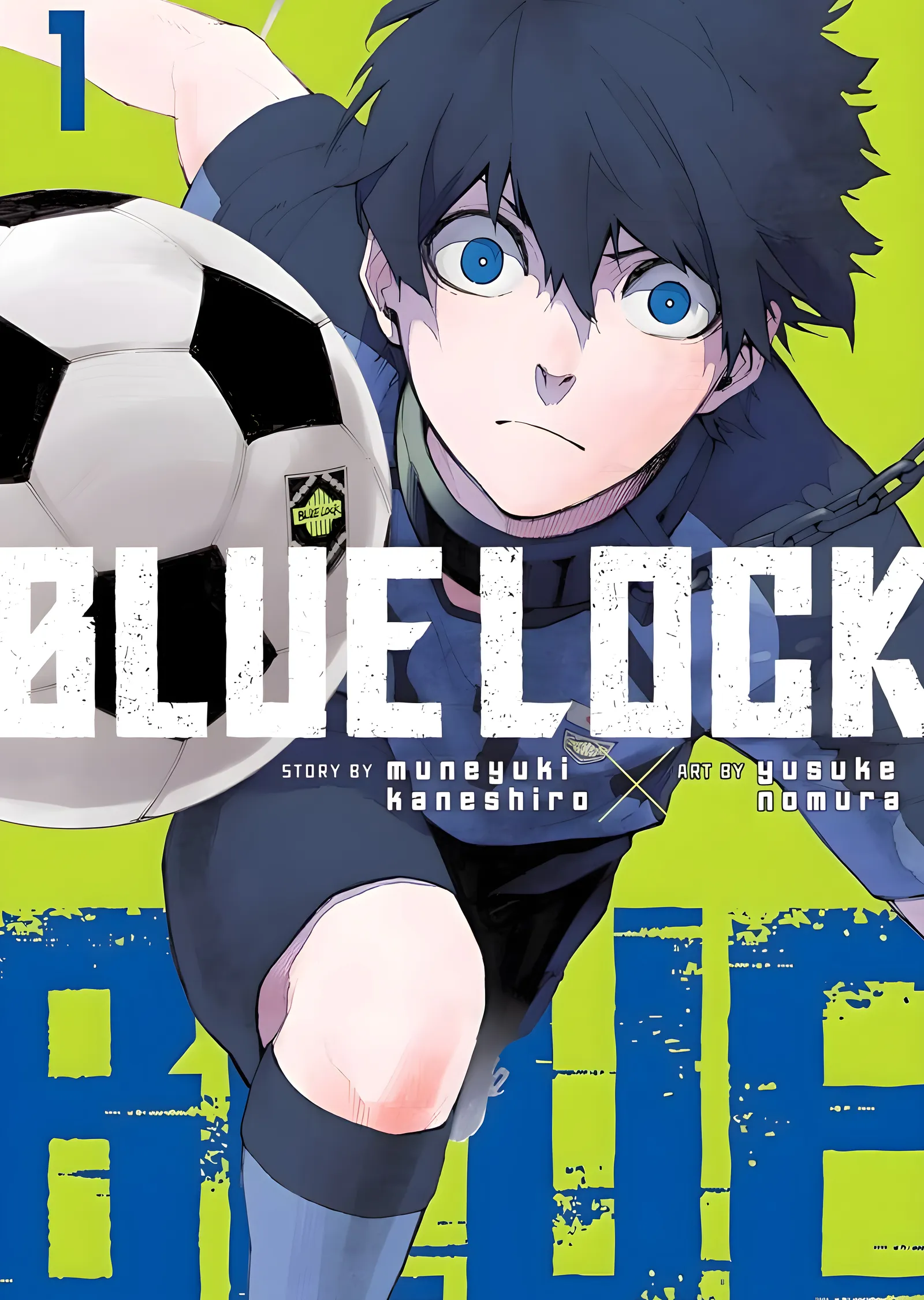 Blue Lock Vol. 1 metal tablo