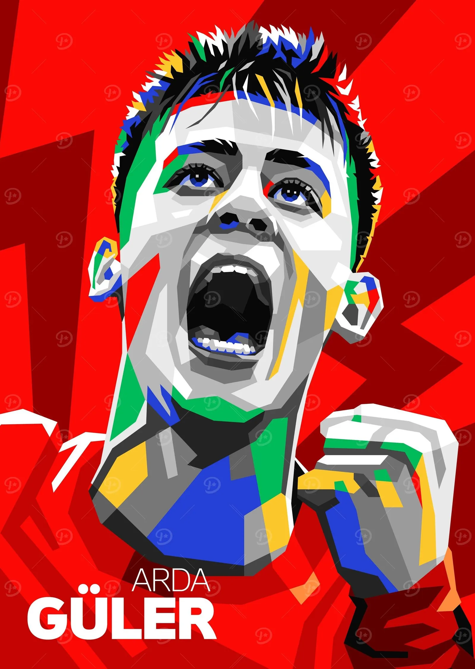 Arda Güler Futbol metal tablo