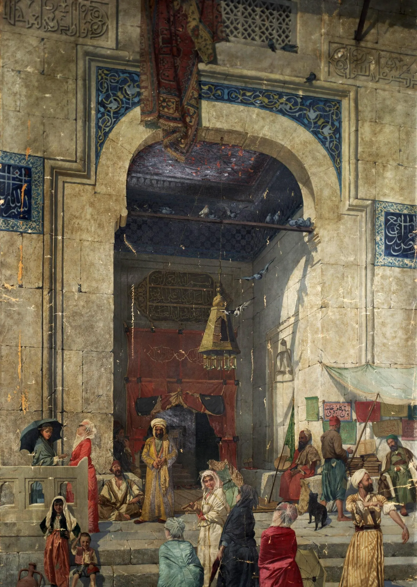 Osman Hamdi Bey'in Pazar Yeri metal tablo