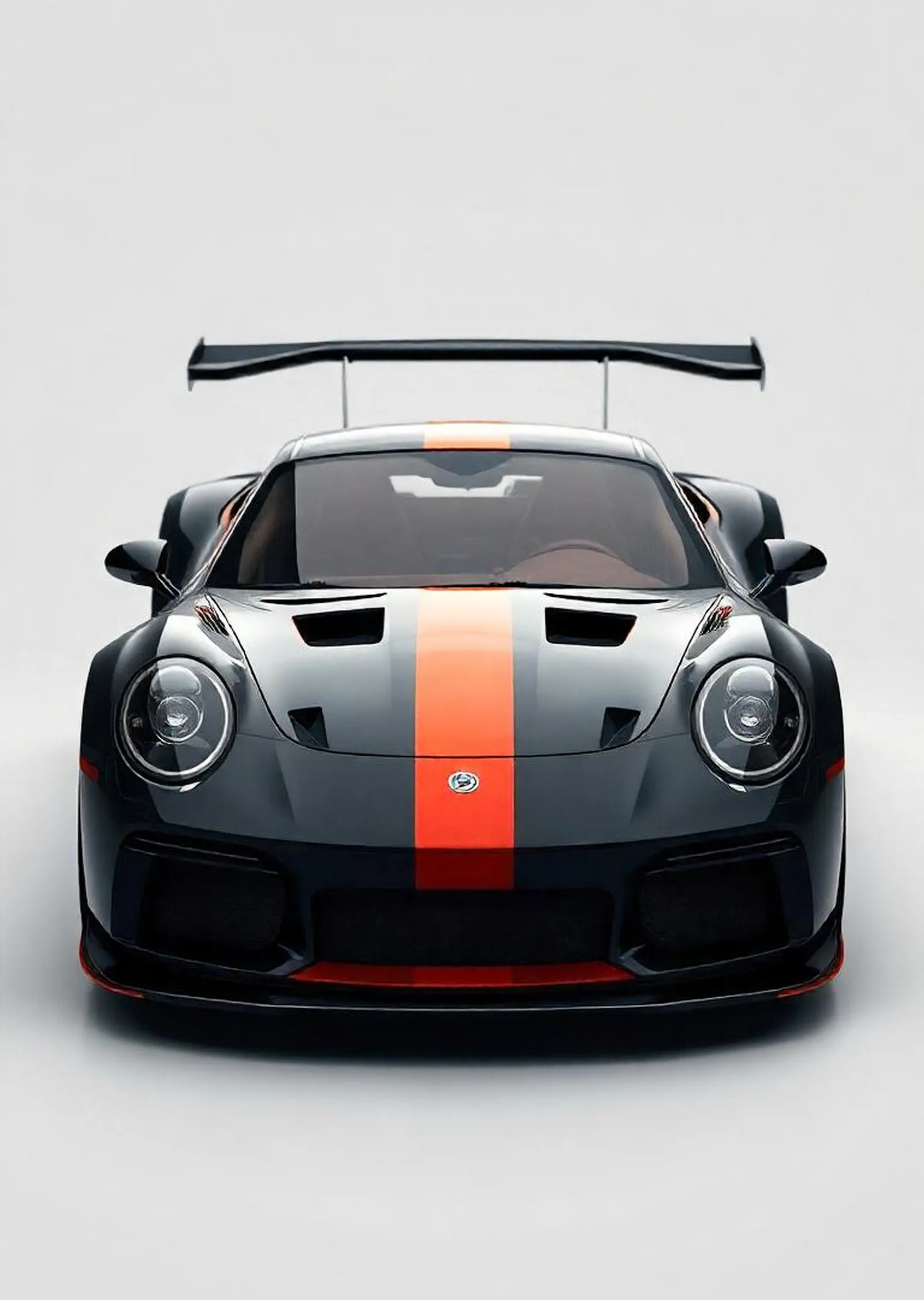 Lacivert ve Turuncu Porsche 911 GT3 RS metal tablo