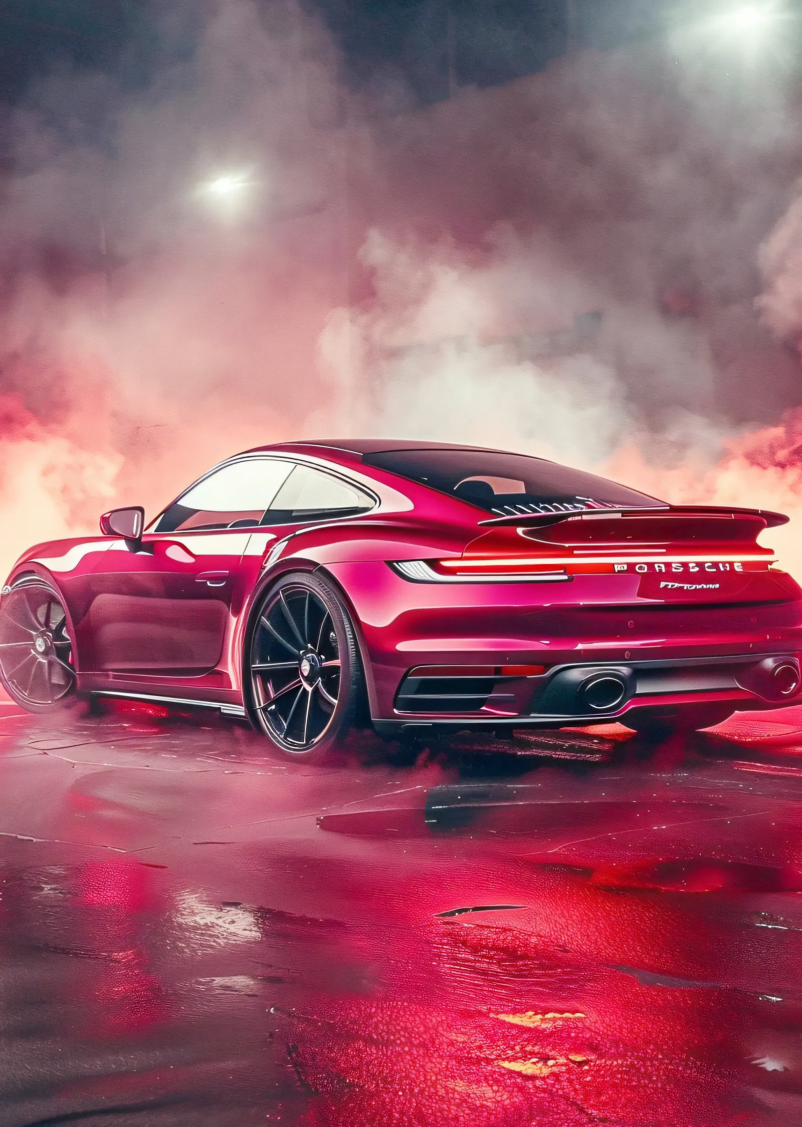 Porsche 911: Gece Yarısı Hızı metal tablo
