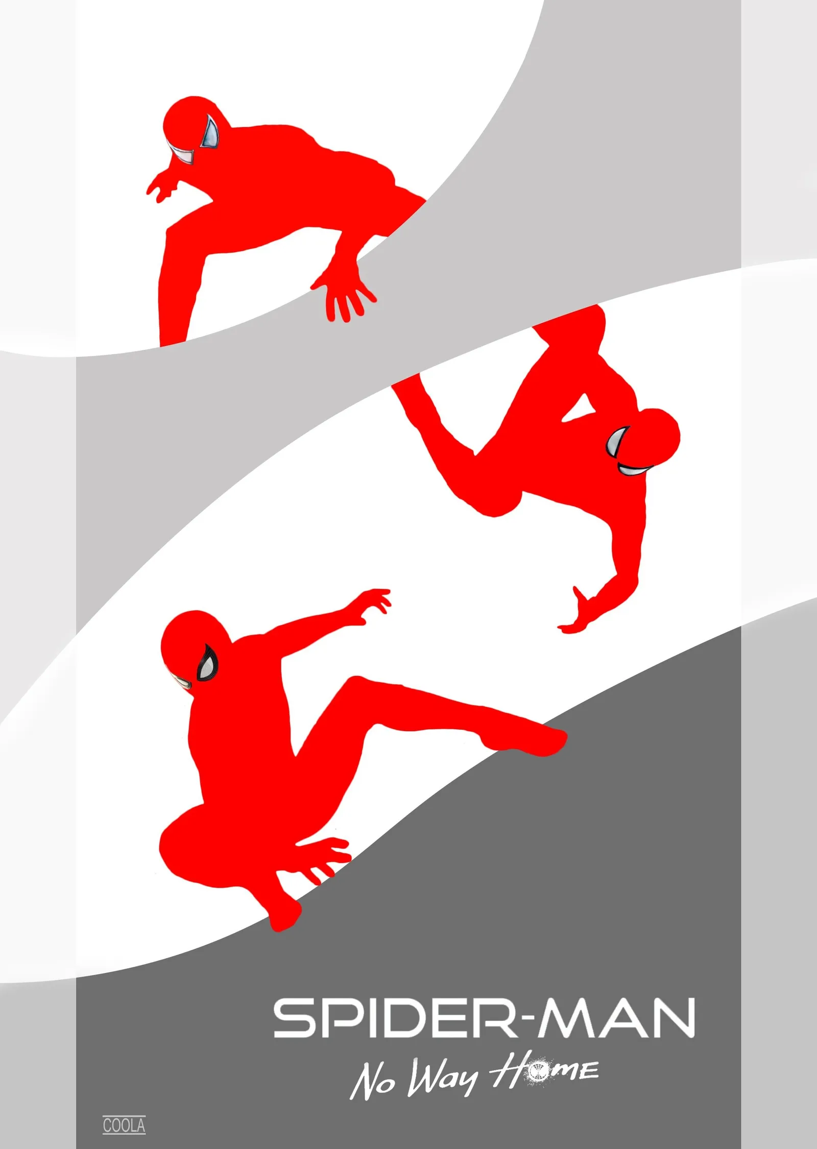 Spider-Man: No Way Home - Üçlü Kırmızı Figür metal tablo