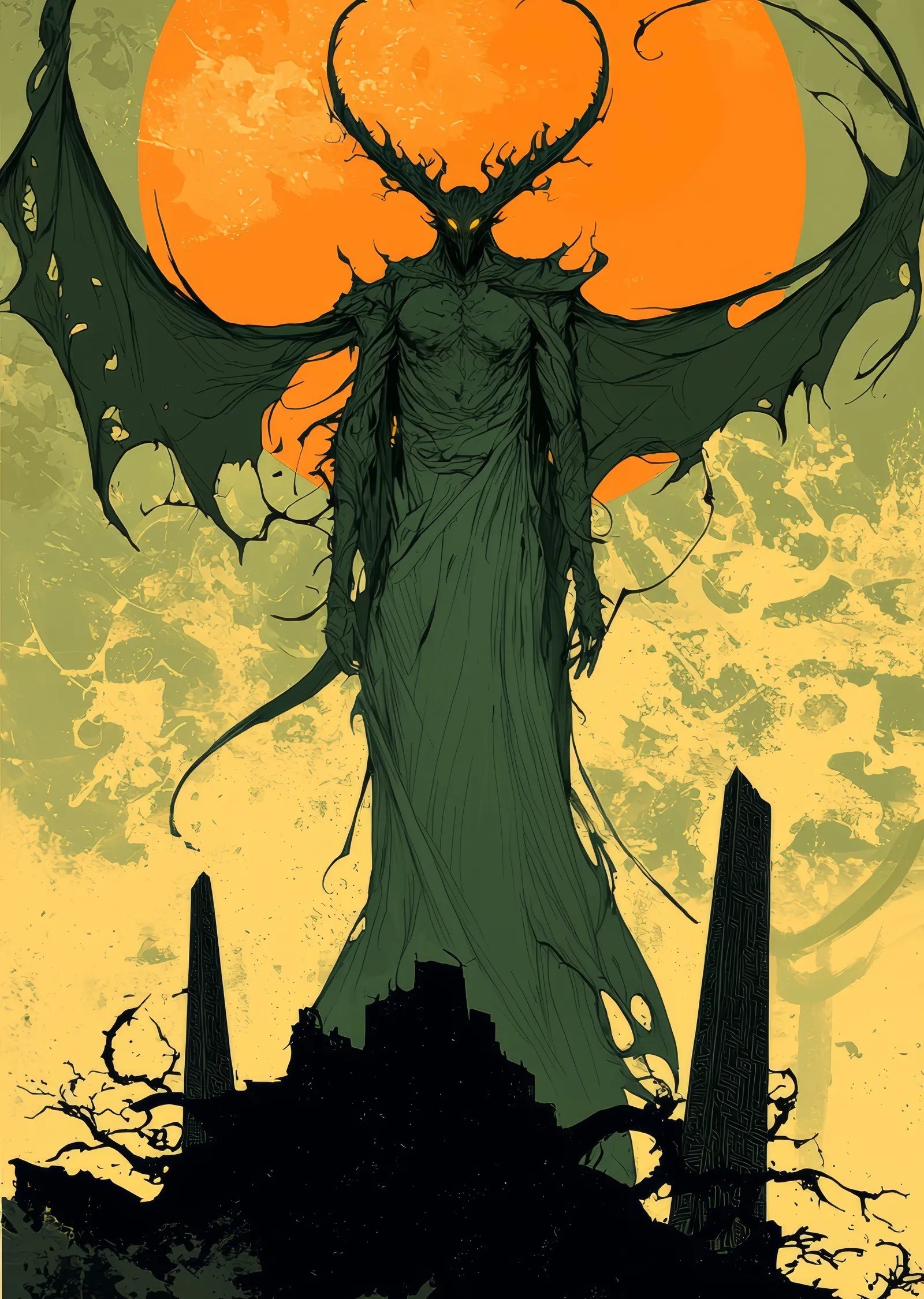 Cthulhu Mitolojisi: Korku Figürü metal tablo