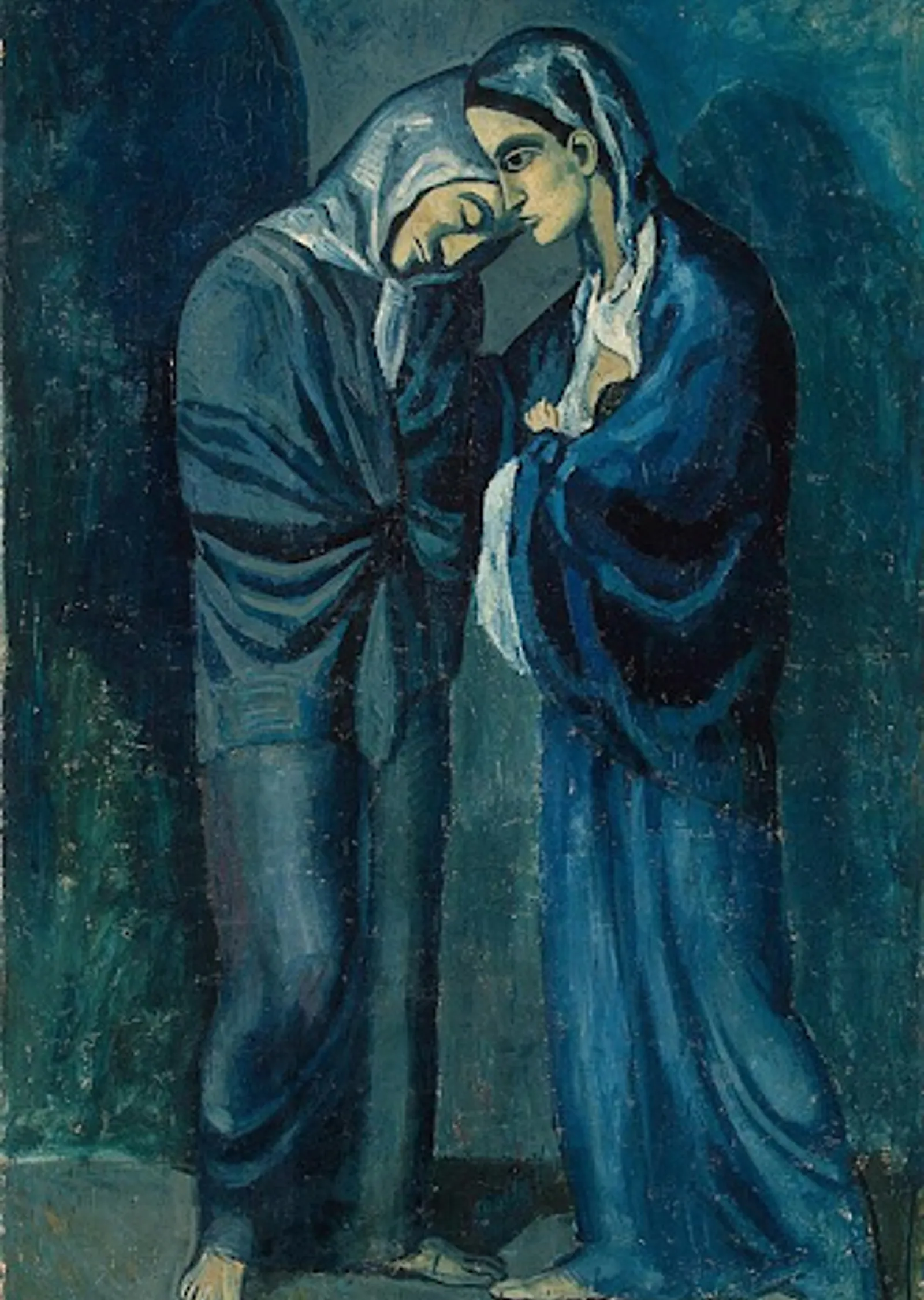 Picasso: İki Kız Kardeş metal tablo