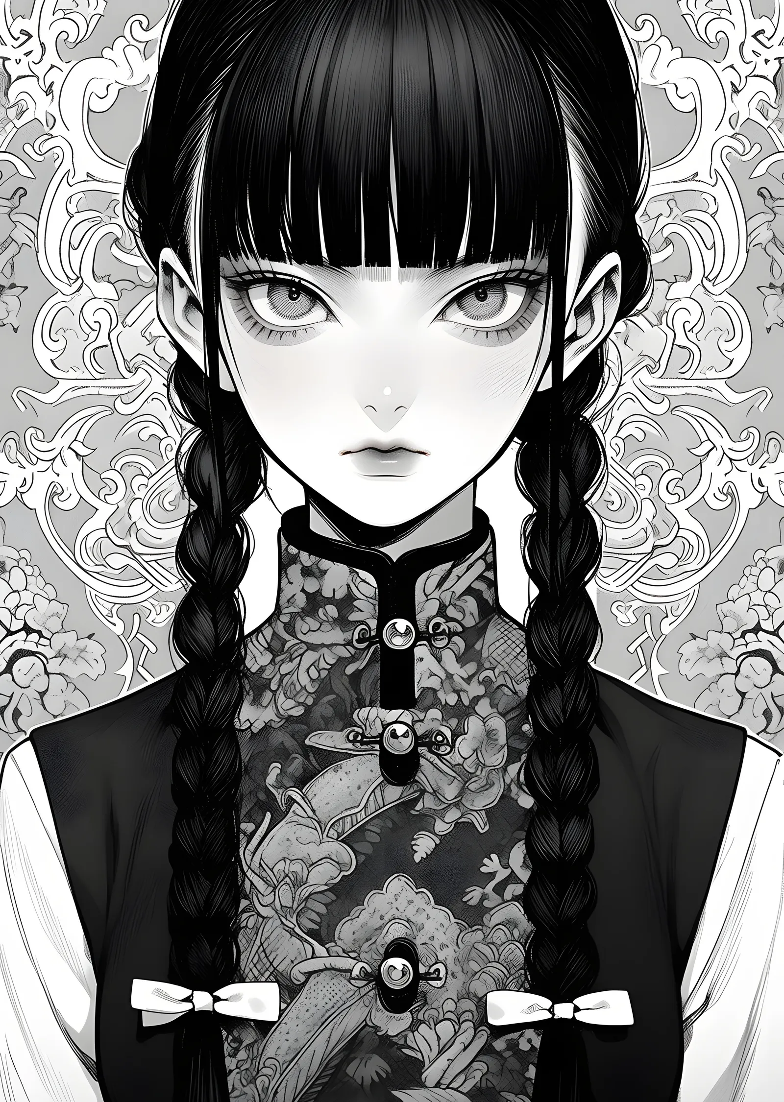 Wednesday Addams metal tablo