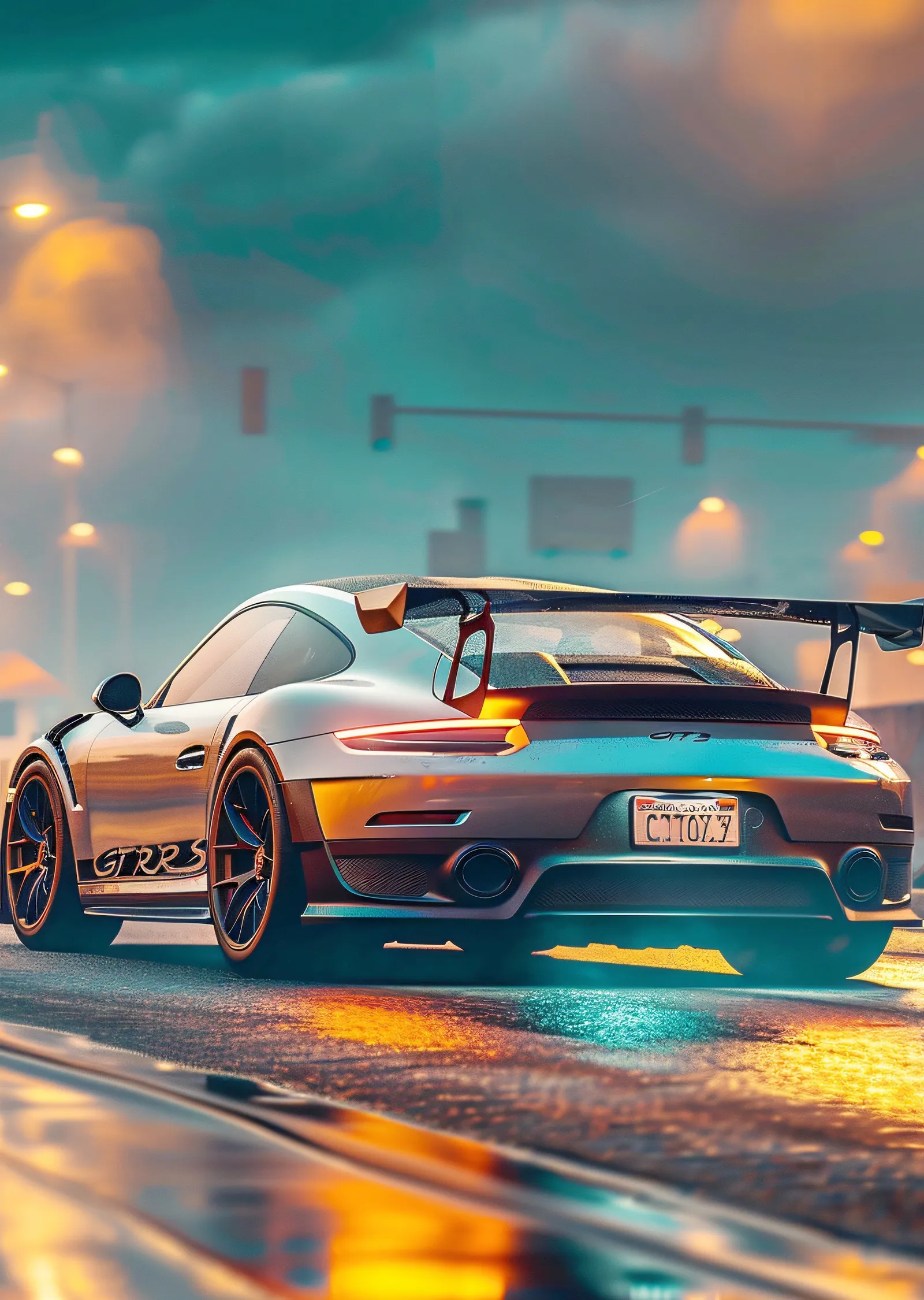 Porsche 911 GT3: Performans ve Şıklık metal tablo