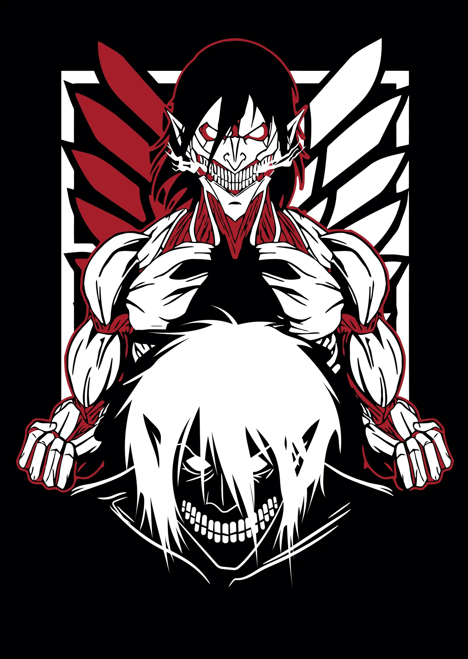 Attack on Titan: Titan Formu metal tablo