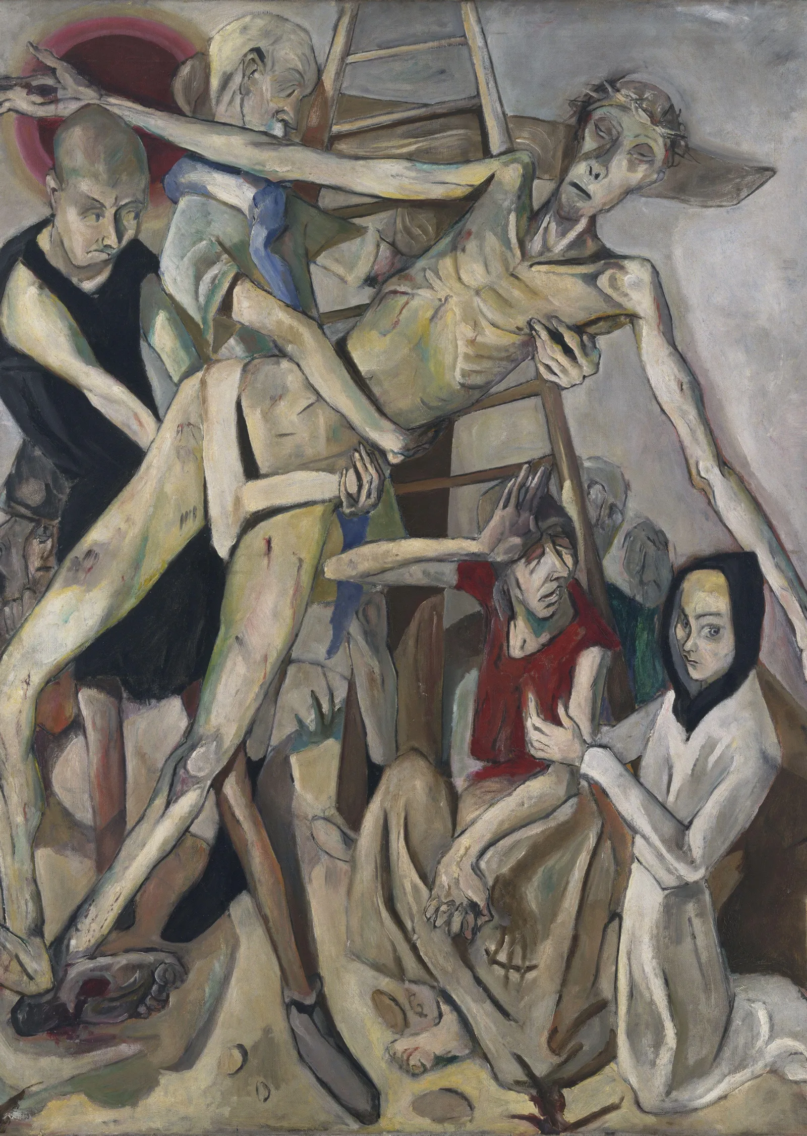 Max Beckmann: Çarmıhtan İndiriliş metal tablo