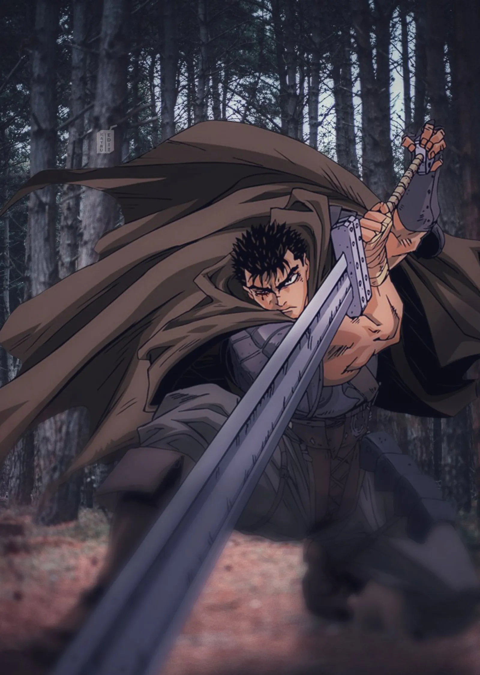 Guts: Berserk'te Kavgacı metal tablo