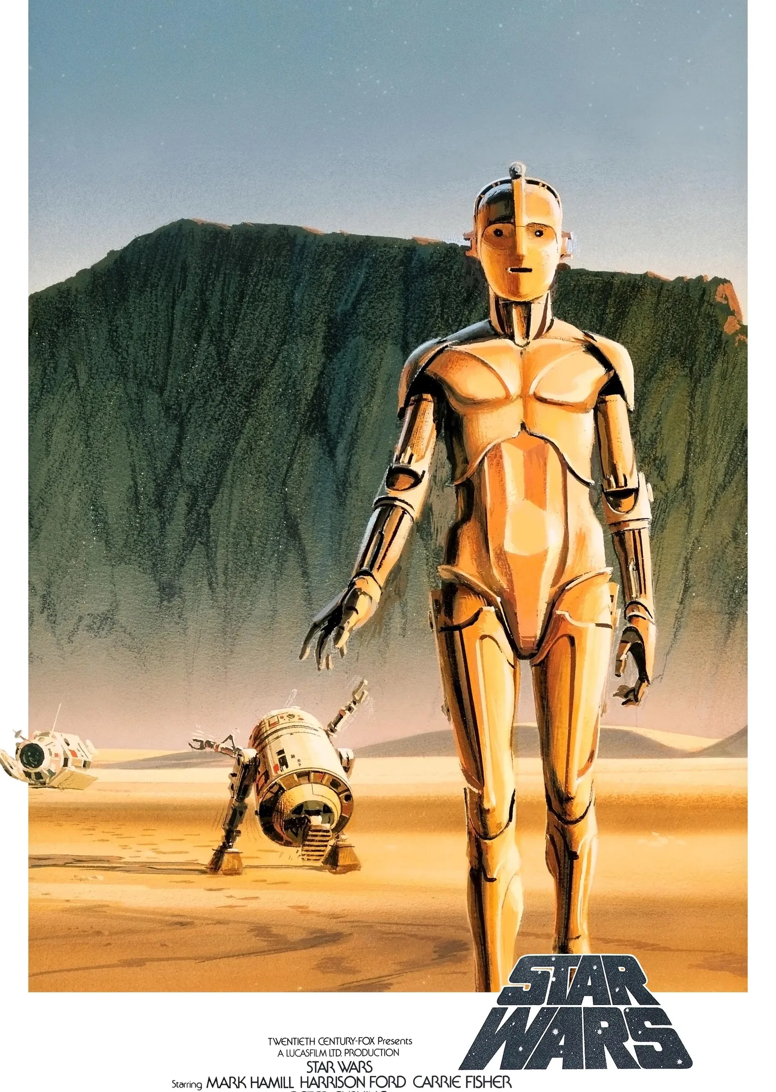 Ralph McQuarrie Star Wars metal tablo