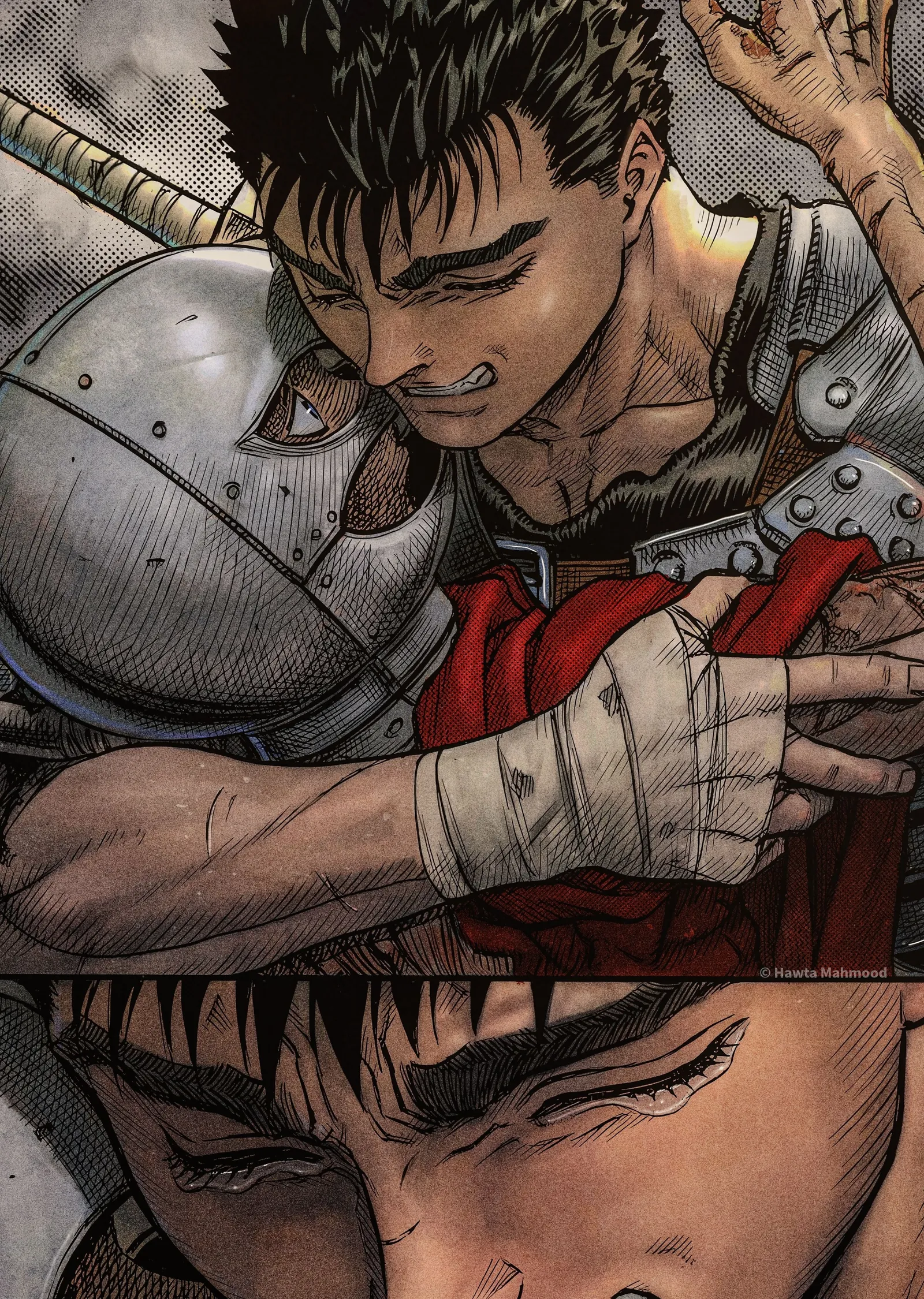 Berserk: Guts'ın Mücadelesi metal tablo