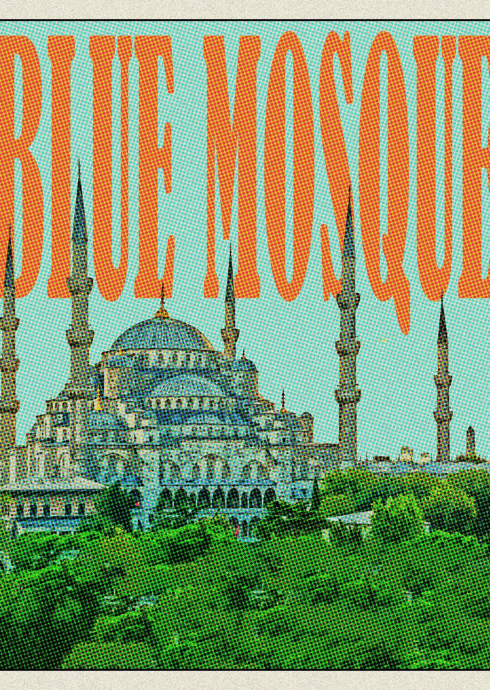 Sultanahmet Camii: Mavi Camii metal tablo