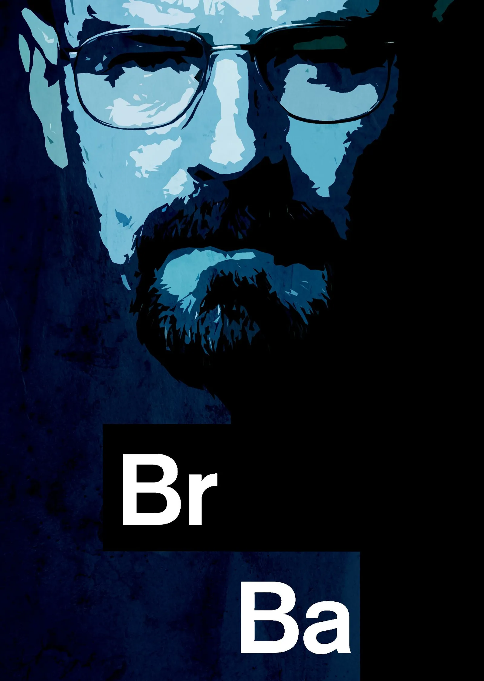 Heisenberg Breaking Bad metal tablo