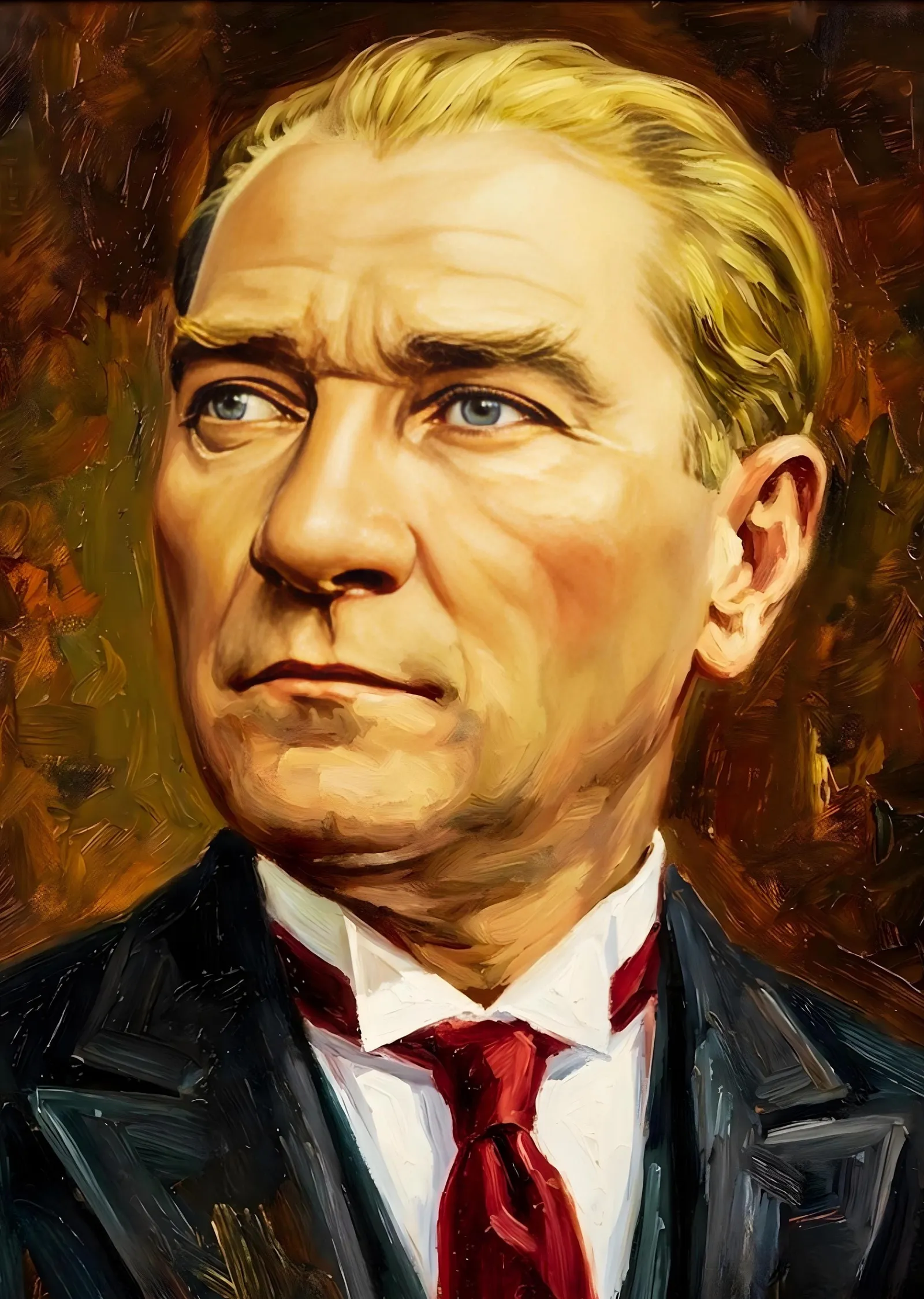 Atatürk: Vatanım Türkiye metal tablo