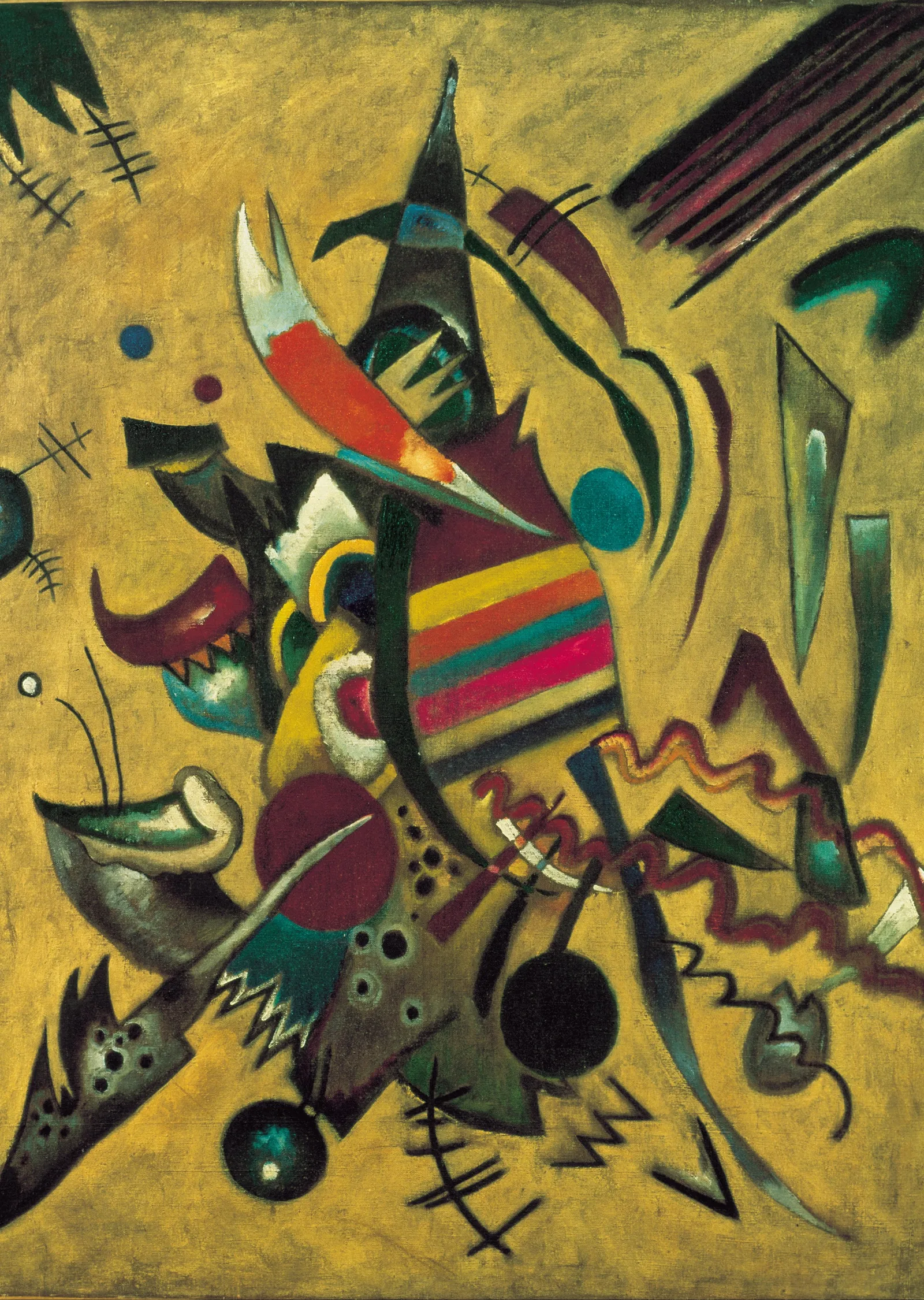 Wassily Kandinsky: Kompozisyon IX metal tablo
