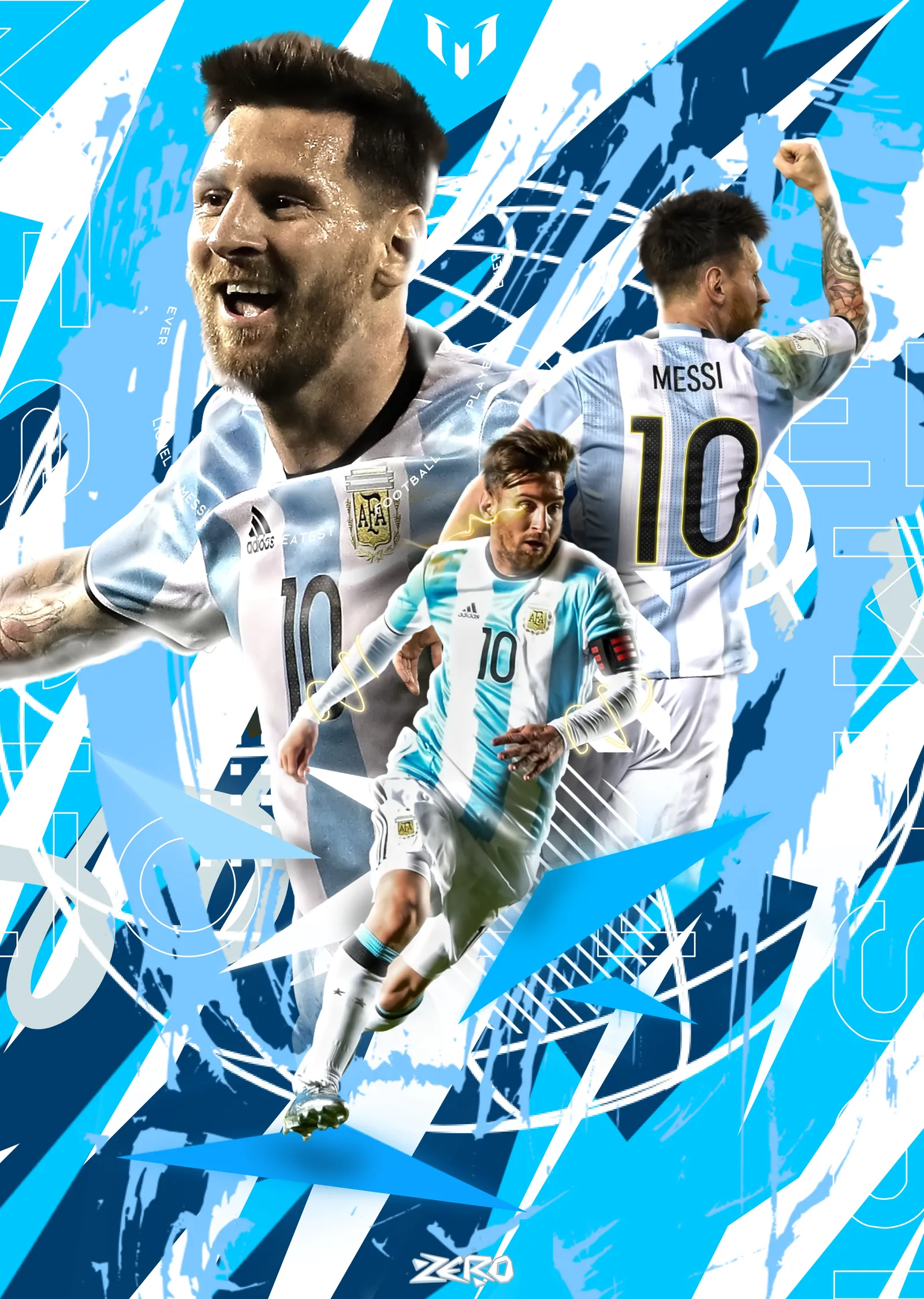 Lionel Messi: Futbol Efsanesi metal tablo