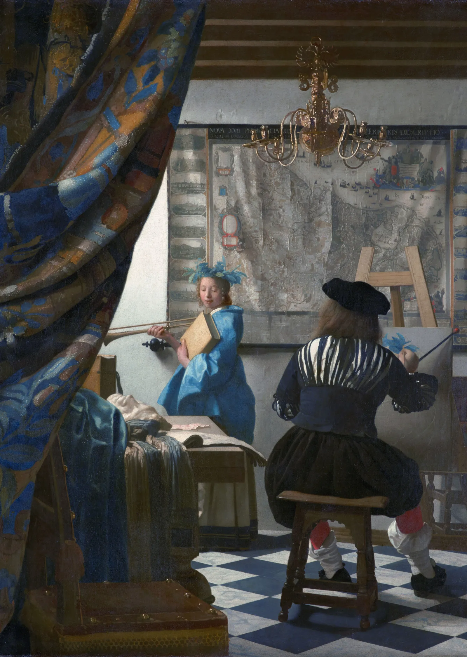 Resim Sanatı - Vermeer metal tablo