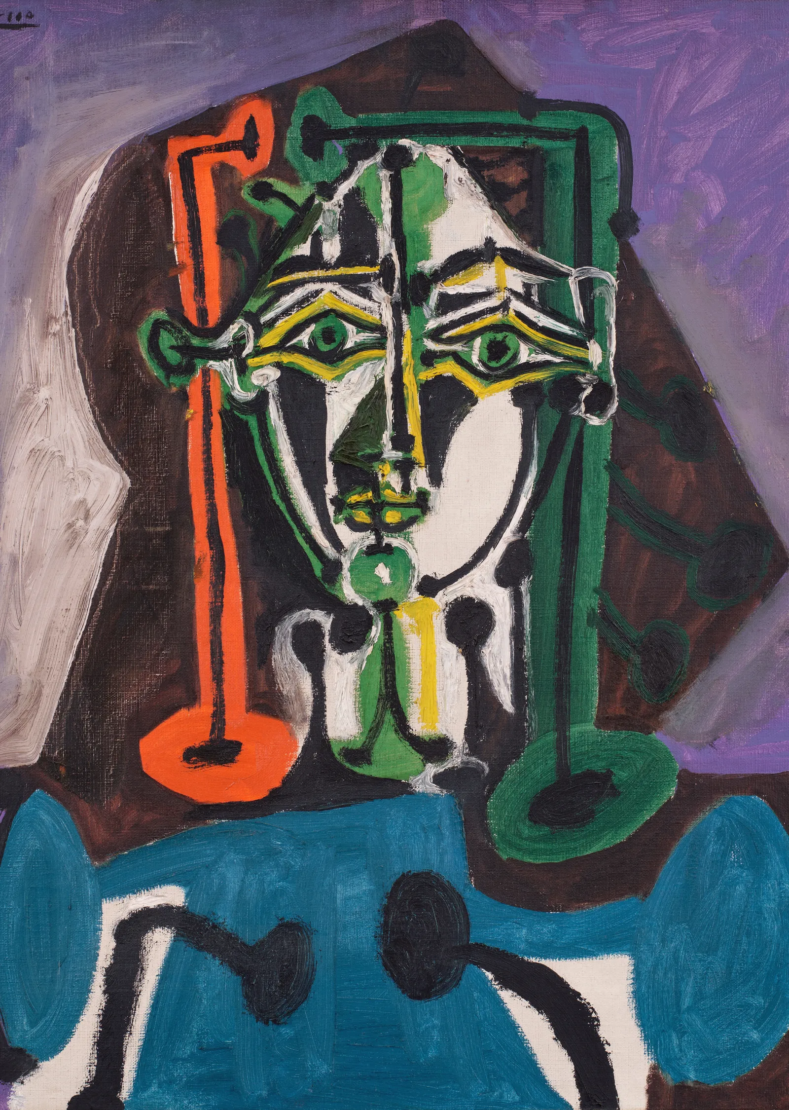 Picasso: Françoise Gilot Portresi metal tablo