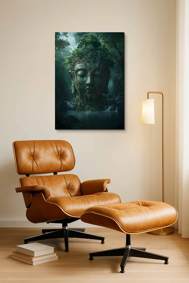 Living Room Okuma Caramel Eames Lounge