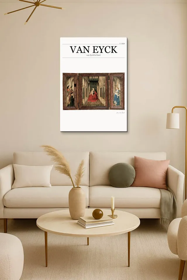 Living Room Salon Decor Cream Armchair Pair