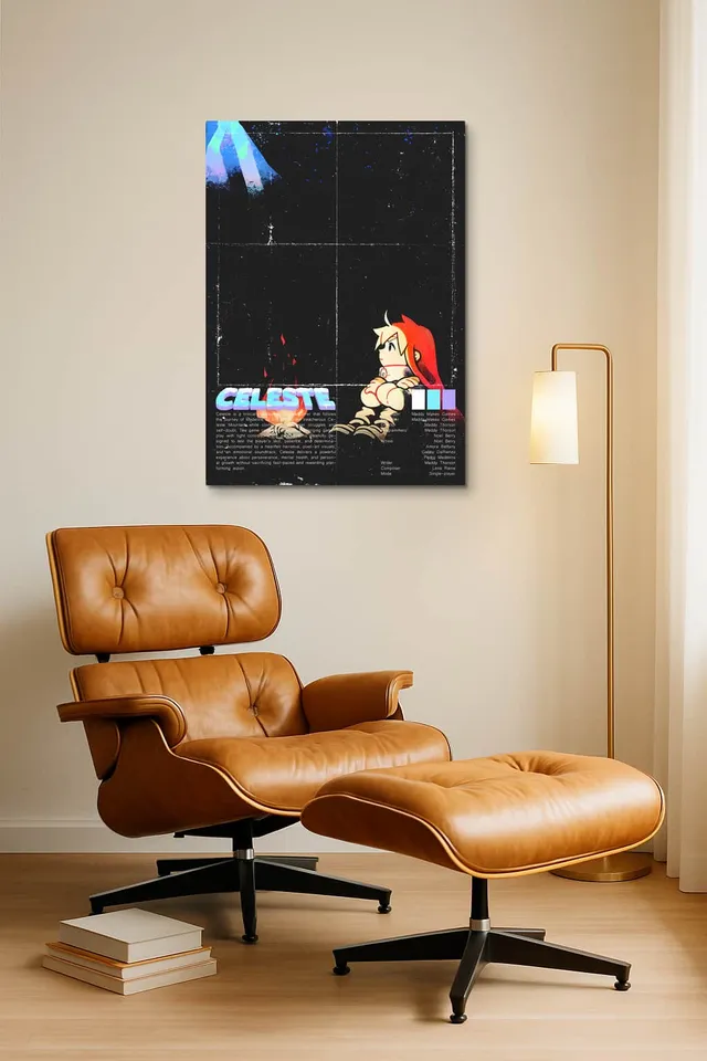 Living Room Okuma Caramel Eames Lounge