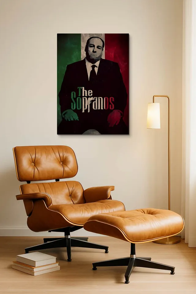 Living Room Okuma Caramel Eames Lounge