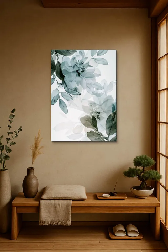 Living Room Japandi Shoji Screen