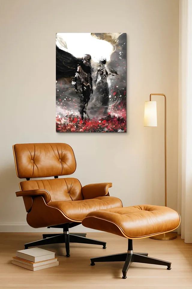 Living Room Okuma Caramel Eames Lounge