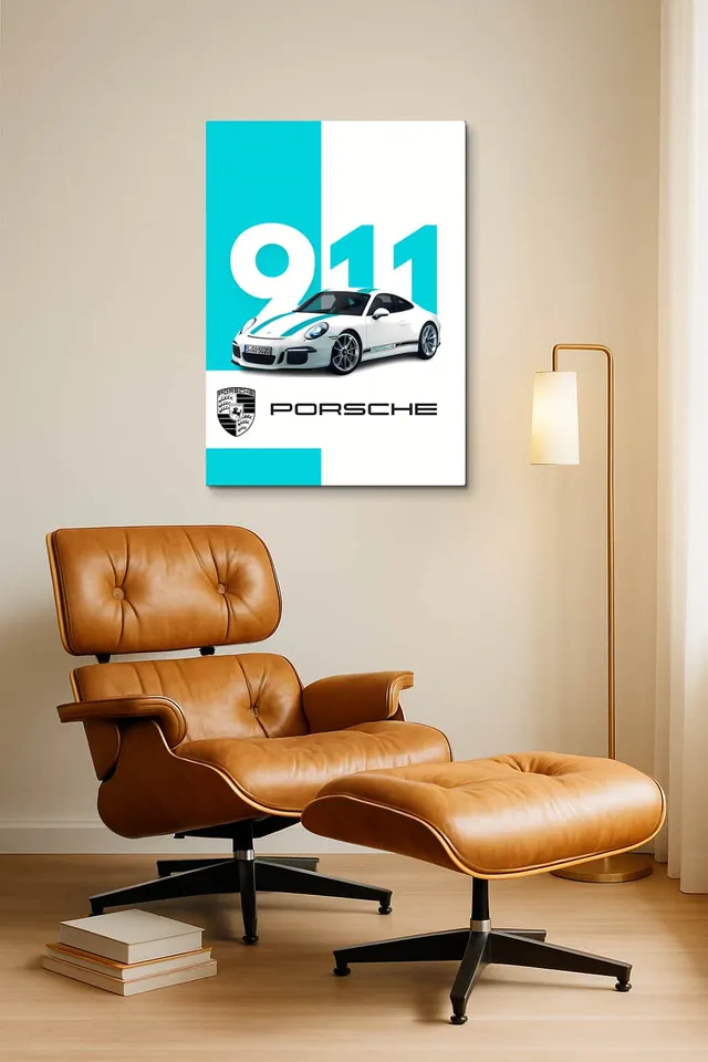 Living Room Okuma Caramel Eames Lounge