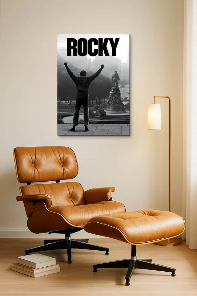 Living Room Okuma Caramel Eames Lounge