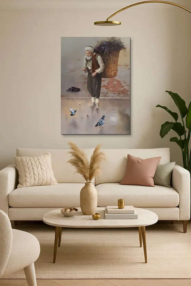 Living Room Salon Decor Italian Marble Sehpa