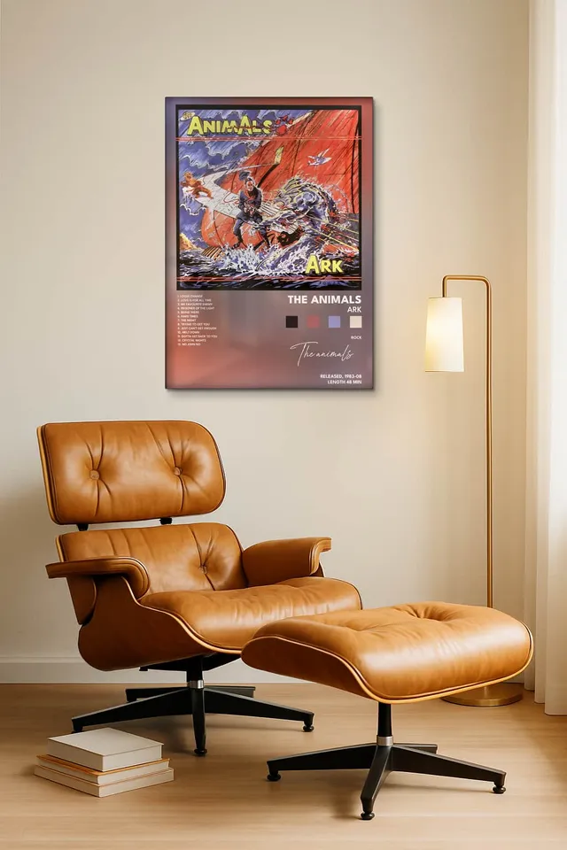 Living Room Okuma Caramel Eames Lounge