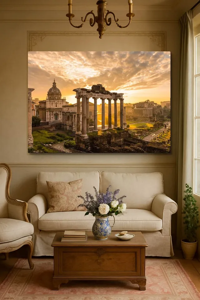 Living Room Salon French Country