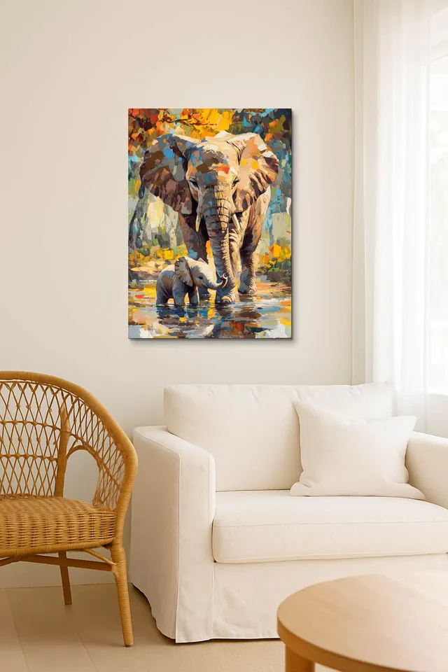 Living Room Salon Coastal Rattan Airy