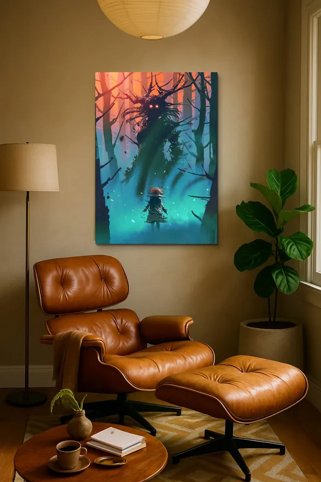 Living Room Calisma Midcentury Eames Corner