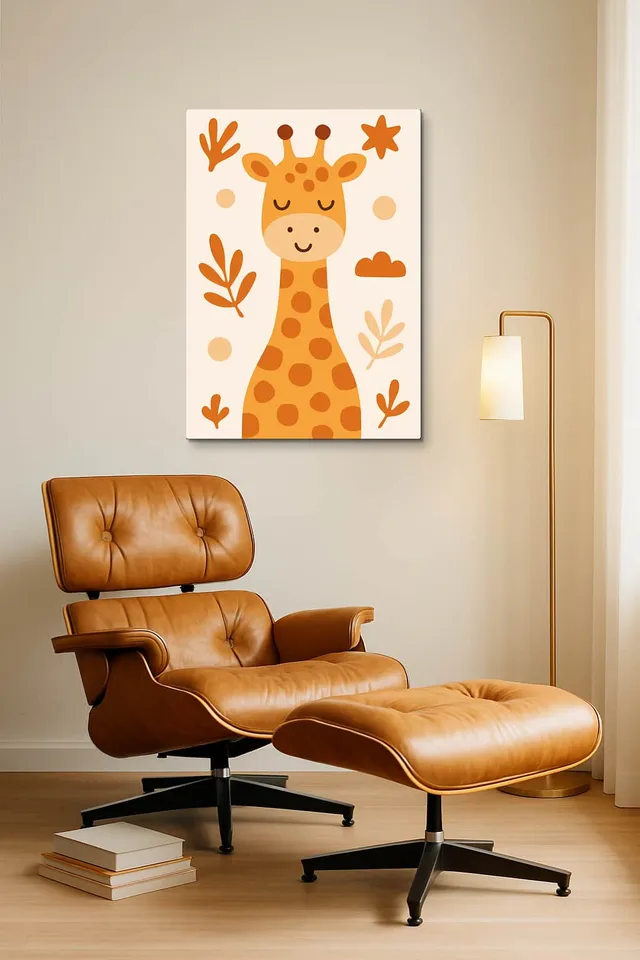 Living Room Okuma Caramel Eames Lounge