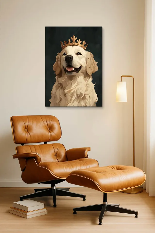 Living Room Okuma Caramel Eames Lounge