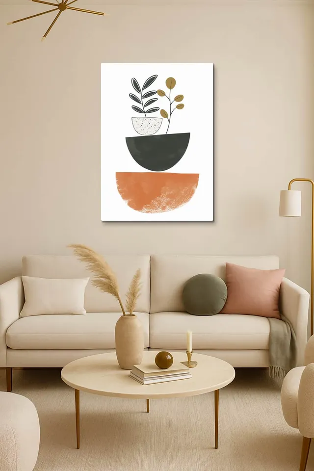 Living Room Salon Decor Cream Armchair Pair