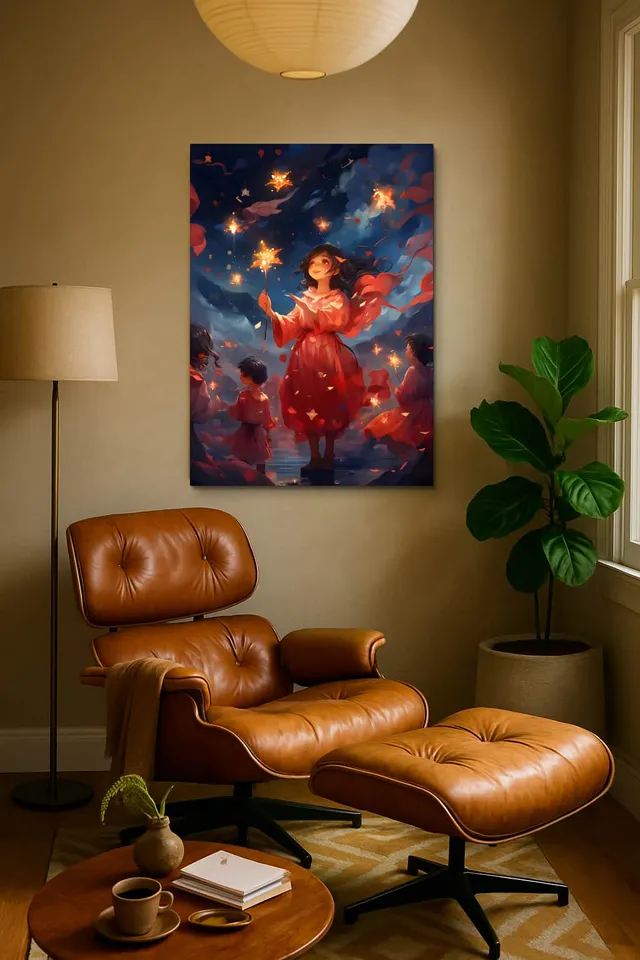 Living Room Calisma Midcentury Eames Corner