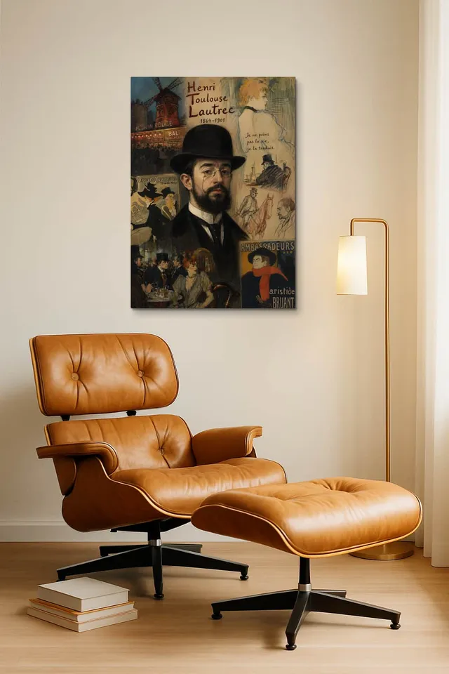 Living Room Okuma Caramel Eames Lounge