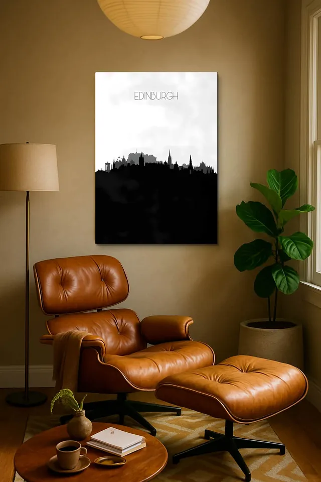 Living Room Calisma Midcentury Eames Corner
