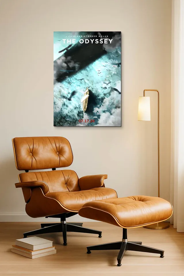 Living Room Okuma Caramel Eames Lounge