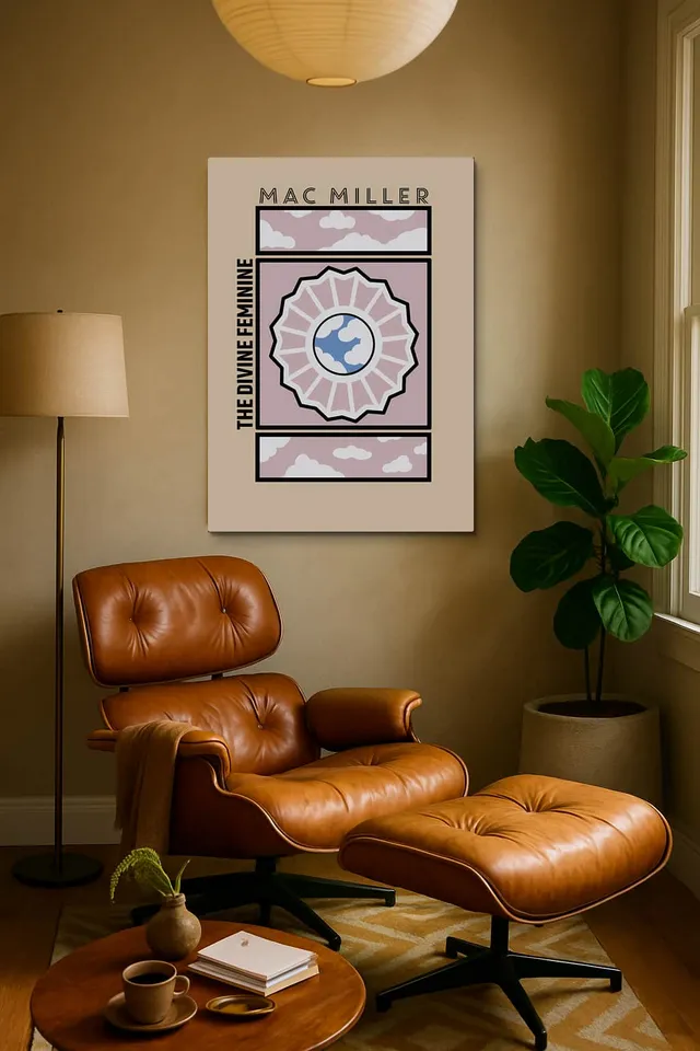 Living Room Calisma Midcentury Eames Corner