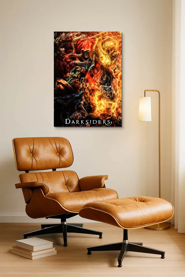 Living Room Okuma Caramel Eames Lounge