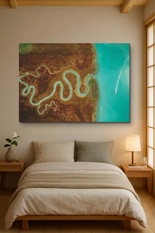 Japandi Linen Bedroom